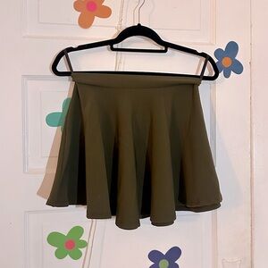 Green Vintage Havana Mini Skirt - Like New